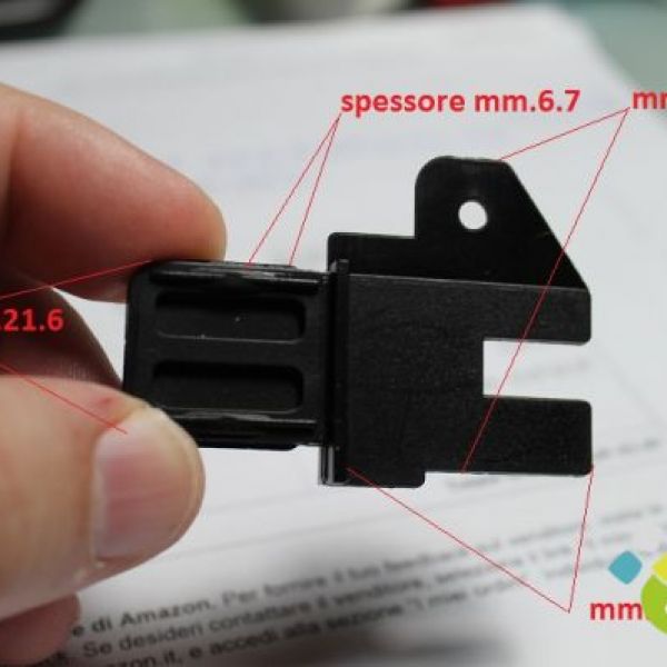 Corsoio barra maniglia in Nylon per zanzariere di altre marche