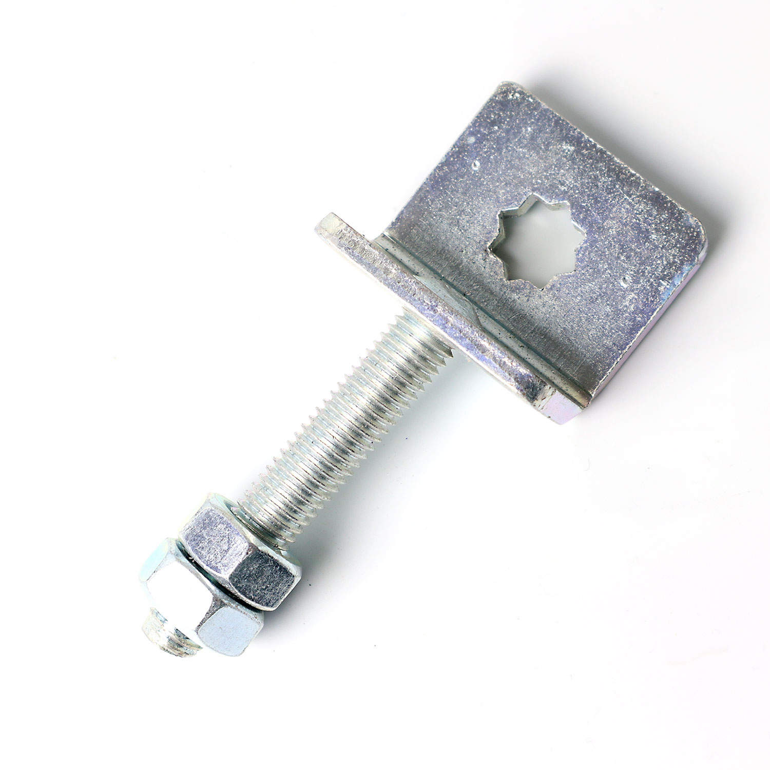 Staffa per tapparella con perno per motore