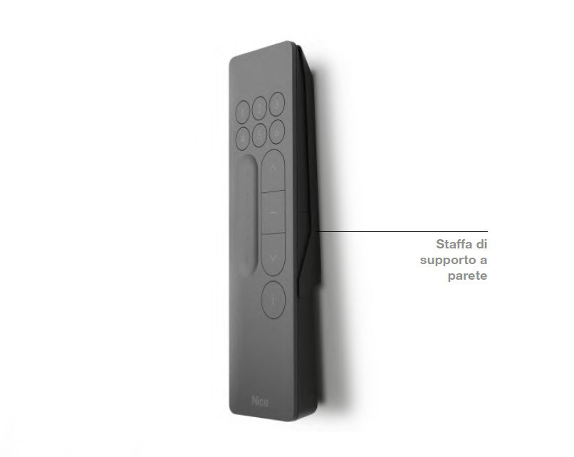 Telecomando Nice Domì P6 SV a 6 canali mono/bidirezionale con comando sole per tende da sole, tapparelle e serrande