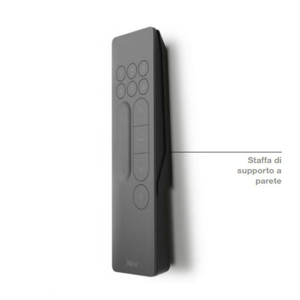 Telecomando Nice Domì P6 SV a 6 canali mono/bidirezionale con comando sole per tende da sole, tapparelle e serrande