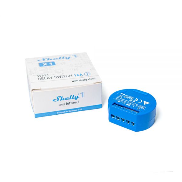 Relè wifi Shelly 1 v3 per interruttori e punti luce