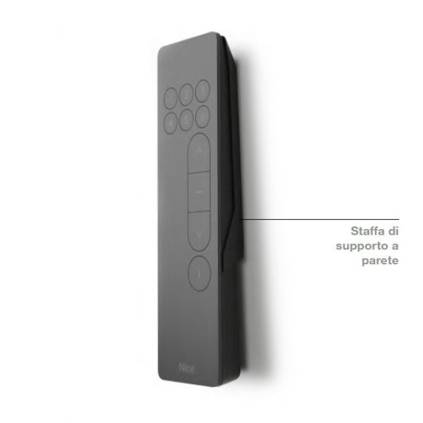 Telecomando Nice Domì P6 a 6 canali mono/bidirezionale per tende da sole, tapparelle e serrande
