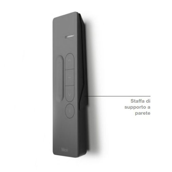 Telecomando Nice Domì P1 SV con comando Sole on/off ad 1 canale per tende e tapparelle