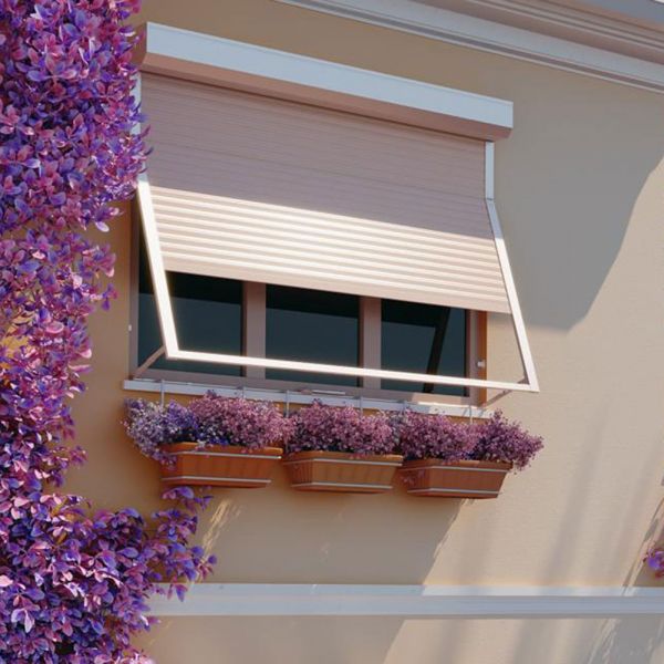 Telaio a sporgere in alluminio per tapparella