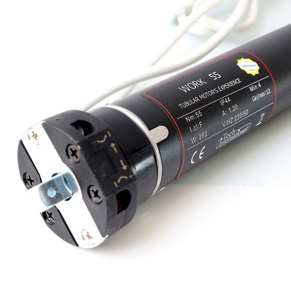 Motore elettrico economico Tech International per tapparelle e tende da sole serie Work