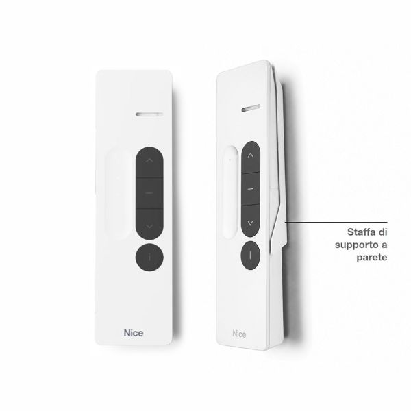 Telecomando Nice Domì P1 SV con comando Sole on/off ad 1 canale per tende e tapparelle